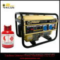 LPG Gasoline Petrol powered electric generator portable 2.2kva 5kva price